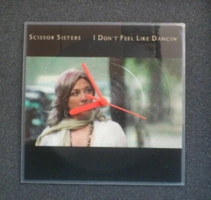 SCISSOR SISTERS CLOCK Square Shaped Picture Disc Vinyl Record SD81 Wall CLOCK . - Picture 1 of 6