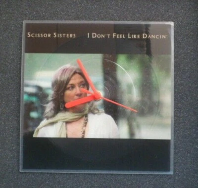 SCISSOR SISTERS CLOCK Square Shaped Picture Disc Vinyl Record SD81 Wall CLOCK . - Image 1 of 4