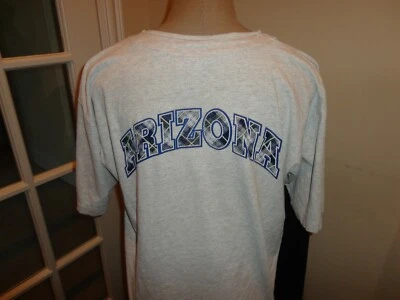 Vig 80's Gray Arizona Wildcats NCAA Cotton Embroidered baseball Jersey Adult L - Image 1 of 4