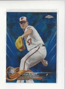 2018 Topps Chrome Baseball Sapphire Refractor Singles (1-250) - You Choose
