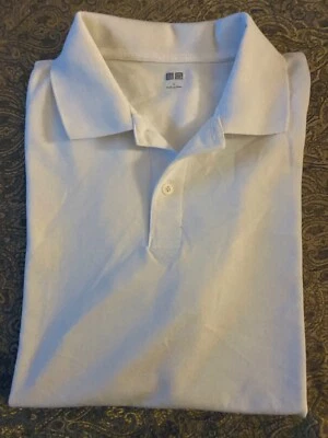 Uniqlo Boys White Short Sleeve Polo Shirt Size Youth L - Image 1 of 2