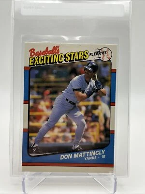 1987 Fleer Baseball's Exciting Stars Don Mattingly Card #33 Mint FREE SHIPPING - Image 1 of 3