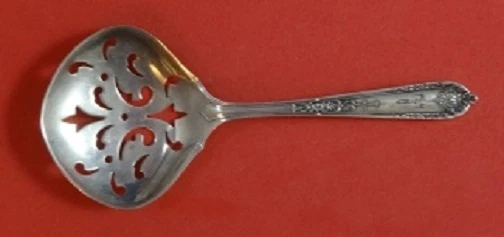 Cuchara de tuerca de plata esterlina Della Robbia de Alvin 4 1/2" cubiertos para servir Foto 1 de 1