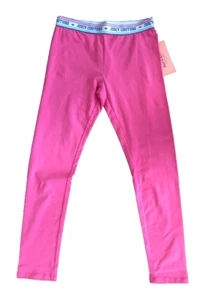 Juicy Couture Girls Pink Leggings Size Medium 8/10 (A6) - Picture 1 of 2