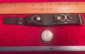 Vintage STEAMPUNK MENS WATCH Wind Up Lafayette WATCH Co. UNtested - Picture 1 of 5