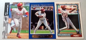 Wes Chamberlain 1992 Fleer Rookie Sensation &1994 Upper Deck Electric Diamond - Picture 1 of 11