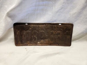 1932 Michigan License Plate Tag Original - Picture 1 of 2