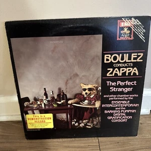 FRANK ZAPPA BOULEZ CONDUCTS ZAPPA LP Record Barking Pumpkin **PROMO COPY** EUC - Picture 1 of 7