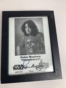Peter Mayhem “Chewbacca” Autograph June 2008 Star Wars - Picture 1 of 6