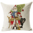 Square Christmas Cushion Covers Pillow Case Throw Home Sofa Bed Car Decoration