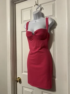 Fashion Nova Bodycon-Minikleid rosa mit Delight neu mit Etikett Gr. L - Bild 1 von 8