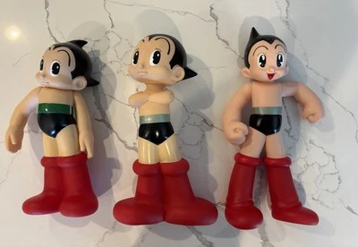 RARO ASTRO BOY BILLIKEN SHOKAI MUÑECA VINILO SOFUBI ASTROBOY 16 Pulgadas Lote 3 Japón Foto 1 de 4