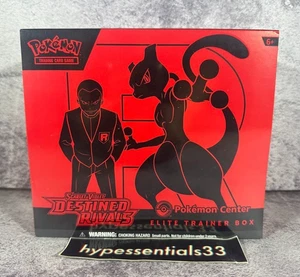 Pokemon Destined Rivals Pokemon Center Elite Trainer Caja ETB SELLADA. EN MANO - Imagen 1 de 10