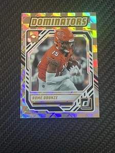 2025 Donruss Football - Rome Odunze Dominators #DOM-ROE Chicago Bears - Picture 1 of 2