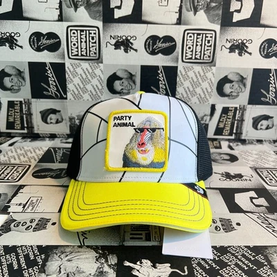 Authentic Goorin Bros Monkey "Party Animal" Color Changing Yellow Hat (NWT) - Image 1 of 4