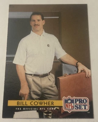 1992 Pro Set - Bill Cowher #306 (RC) - Image 1 of 4