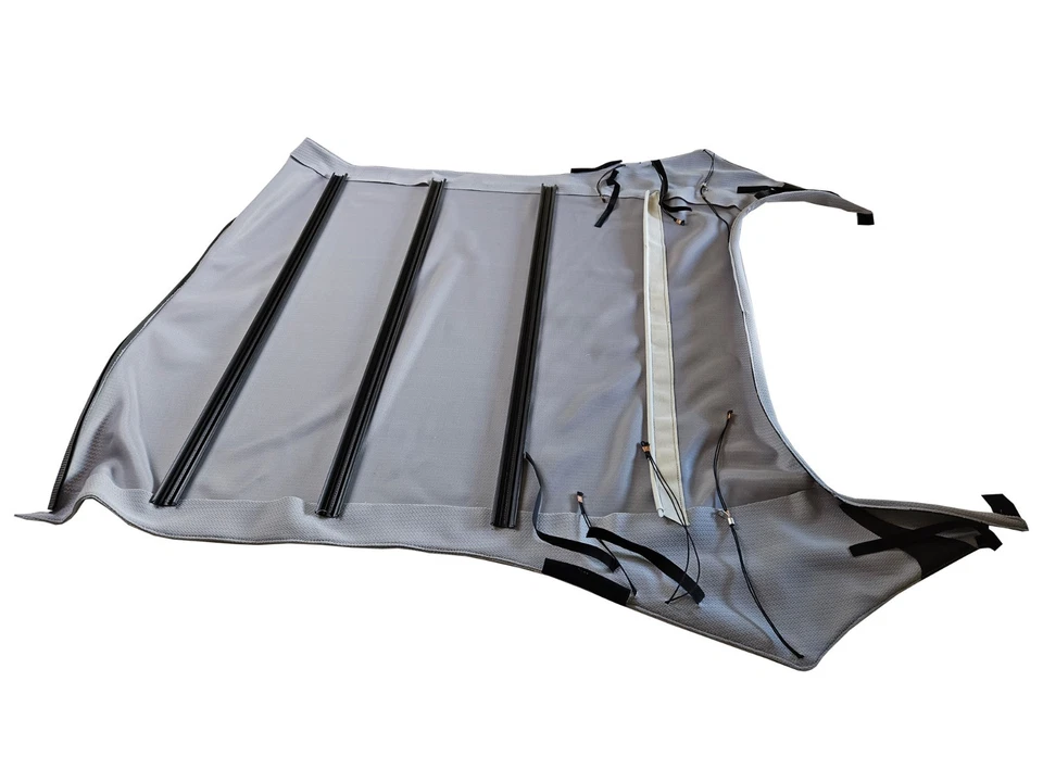 Fits: Mercedes CLK W209 2004-09 HEADLINER FORD Soft Top Made From GREY BROCADE - Image 1 of 4