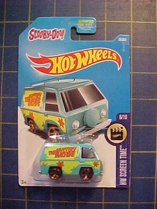 1/64 HOT WHEELS SCOOBY DOO THE MYSTERY MACHINE! HW SCREEN TIME 6/10 SERIES!  NIP - Picture 1 of 4