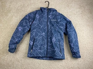 Columbia Giacca Invernale Ragazza Media Interscambio Full Zip Floreale Viola - Foto 1 di 15