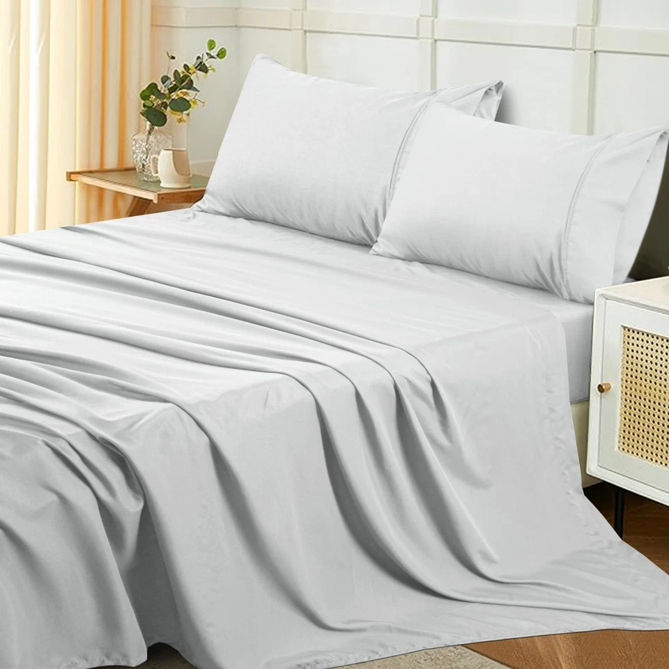 Bed Sheets Full Size 4 Piece Set Microfiber Deep Pocket Hotel Luxury 1800 Series - Image 1 of 1