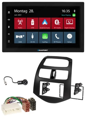 Blaupunkt MP3 Bluetooth DAB 2DIN USB Autoradio für Chevrolet Spark KLM 2012-2013 - Bild 1 von 4