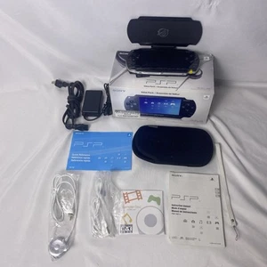 Sony PlayStation Portable PSP Value Pack Schwarz (PSP-1001K) mit Box braucht Akku - Bild 1 von 14