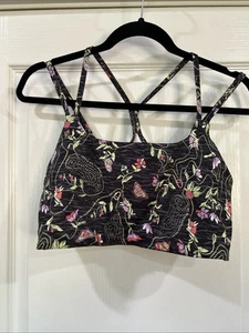 The North Face Women’s Size Large Sports Bra Black - Picture 1 of 5