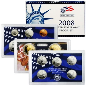 2008 Proof Set - 14 Coin Set - Picture 1 of 1