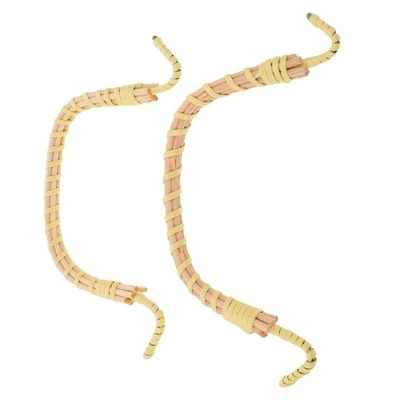 Mango de tetera 2 piezas: reemplazo de mango de bambú hecho a mano para cerámica y cerámica Foto 1 de 4