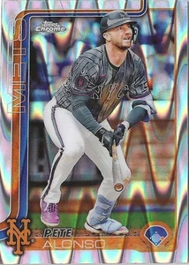Pete Alonso [Raywave Refractor] - 2025 Topps Chrome #136 - Picture 1 of 1