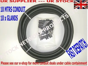 PACK CONTRATISTA 20MM CONDUCTO FLEXIBLE KOPEX 10 MTR CON 10 GLÁNDULAS LSZH - Imagen 1 de 7