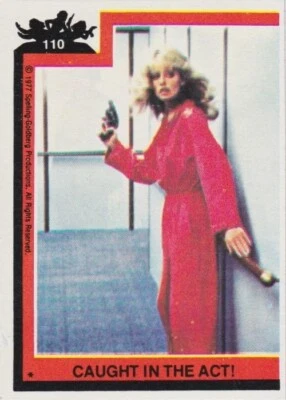 CHARLIE'S ANGELS TV SHOW SERIES 2 TRADING CARDS SET 1977 TOPPS USA BASE CARD 110 - Image 1 of 2