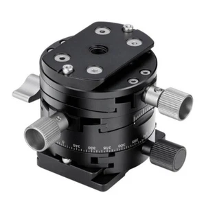 Leofoto G2 GEAR HEAD 3 In 1 Panoramic Geared Ball head Tripod Head Black 1PC NEW - Picture 1 of 13