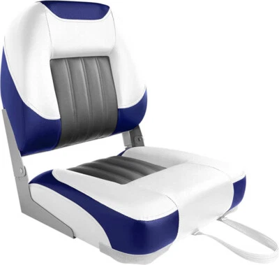 Leader Accessories Elite Low Back Boat Seat, Fold Fishing Boat Seat - Image 1 of 4