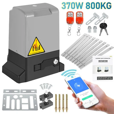 Schiebetorantrieb Toröffner 370W/550W/750W Motor Torantrieb 800kg/1200kg/1600kg - Bild 1 von 4