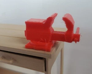 RC 1/10 Scale Garage Bench Vise Tool Rock Crawler Accessories Red Black Blue - Picture 1 of 32