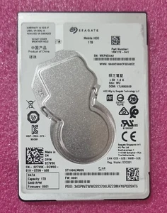 Seagate 1TB 2.5 HDD SATA Slim 7mm 128Mb ST1000LM035 Hard Disk Drive Laptop Pc D - Picture 1 of 1