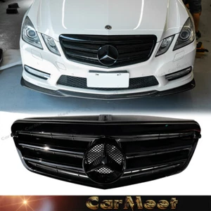 For BZ 10-13 W212 E-Sedan 4DR Tuning Front Frame Grille Full Gloss Black Color - Picture 1 of 4