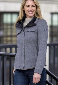 KJUS Women's Raylyn Warm Shirt Jacket-Alloy Gray-Medium/38-NWT-Retails -$600 - Picture 1 of 4