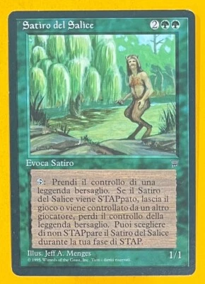 MTG WILLOW SATYR (Italian) Legends (OldManMTG 008-881) - Image 1 of 3