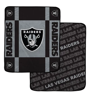 Las Vegas Raiders NFL Pegasus 60x70 Reverse Block Ultra Lux Soft Throw Blanket - Picture 1 of 1