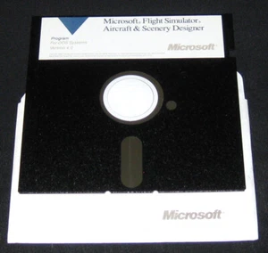 Microsoft Flight Simulator 4.0 Aircraft & Scenery Designer PC 5,25" Diskette - Bild 1 von 1