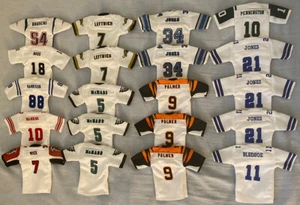 LOT (20) 2005 Upper Deck Mini Football Jersey - Harrison, Manning, Moss, Vick - Picture 1 of 2