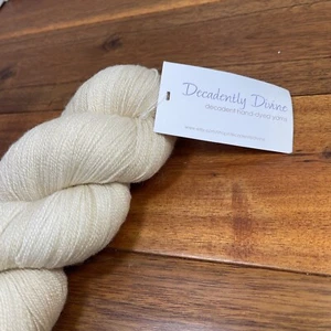 Decadently Divine Yarn Decadent Lace LTD Merino Bamboo 875 Yards 100 Nougat - Picture 1 of 3