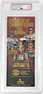 Dale Earnhardt Sr. 1996 Winston Pole Night Signed Ticket PSA/DNA 72672088 - Picture 1 of 2