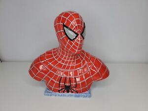 Spider-Man Bust Ceramic Cookie Jar NECA Marvel Comics 2002 No Box Collectible