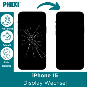 iPhone 15 OLED Display Reparatur Top mit Phixi Qualität - Bild 1 von 3
