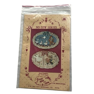 Vintage Mixed Company Craft Patten No Sew Series 1980s Duck Goose Decor - Picture 1 of 6