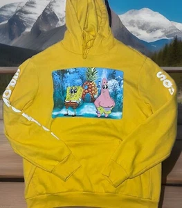 🚨SpongeBob Square Pants Patrick Hoodie Pullover Lightweight Men's Size~ S - Picture 1 of 7