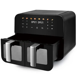 9L Dual Air Fryer Double Basket Digital Display Oven Healthy Frying Cooker 2400W - Picture 1 of 15